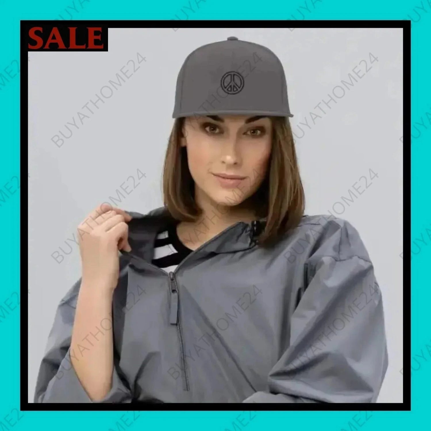 Damen Snapback Cap 51 cm - 60 cm - BUYATHOME24 - bestickt - GERMANY - DAMENMODE, Snapback Cap