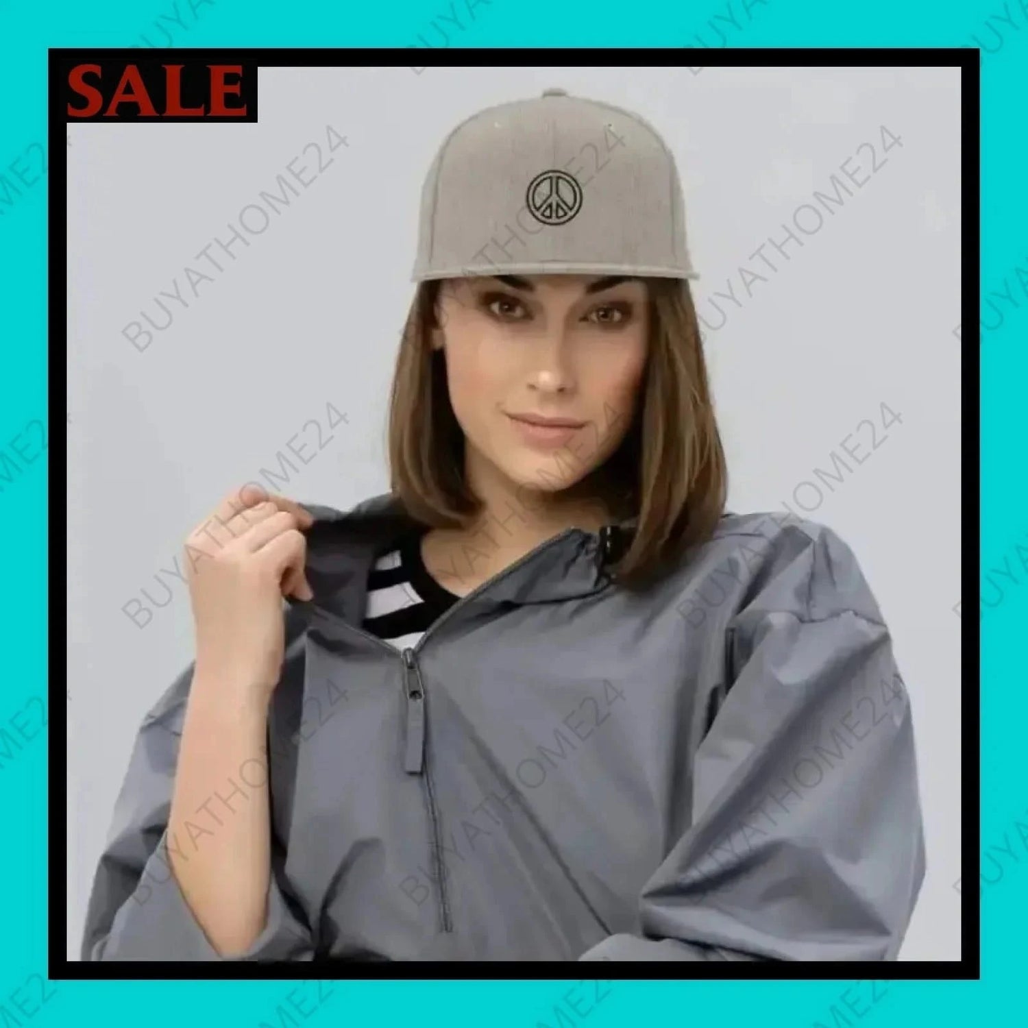 Damen Snapback Cap 51 cm - 60 cm - BUYATHOME24 - bestickt - GERMANY - DAMENMODE, Snapback Cap