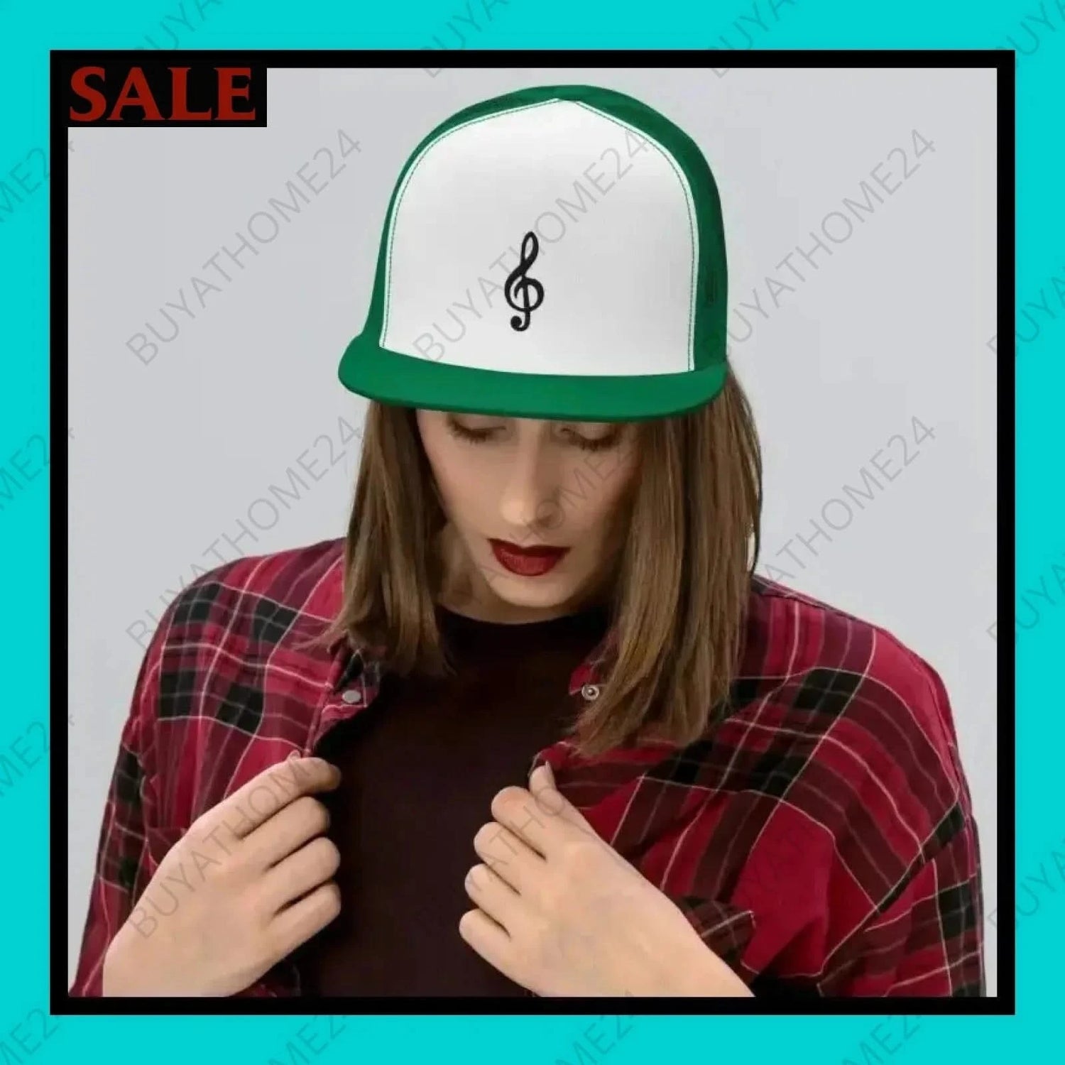 Damen Snapback Cap 52 cm - BUYATHOME24 - bestickt - GERMANY - DAMENMODE, Snapback Cap