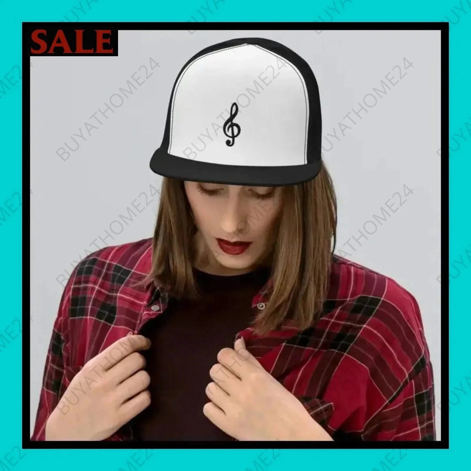 Damen Snapback Cap 52 cm - BUYATHOME24 - bestickt - GERMANY - DAMENMODE, Snapback Cap