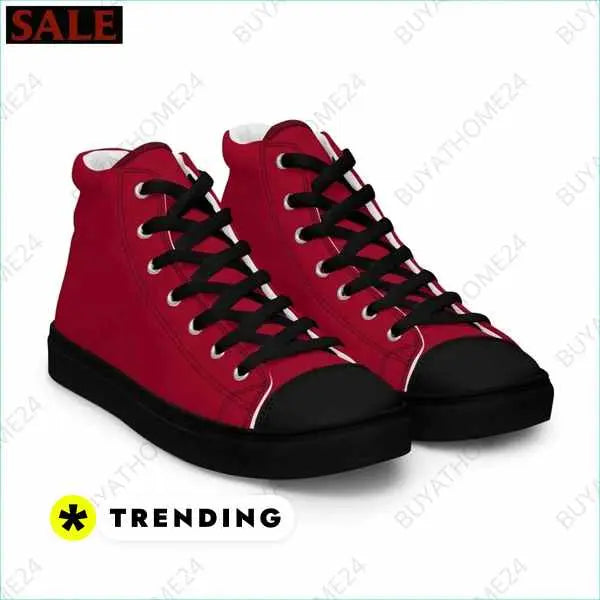Damen Sneaker Chuck Taylor All Star von BUYATHOME24, atmungsaktiv mit EVA-Gummisohle in Größe 35-44, textildruck im Bild