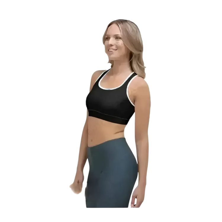 Damen Sport BH mit Polstern in XS bis 2XL, aus 4-Wege-Stretch, bequeme Sportbekleidung von BUYATHOME24.
