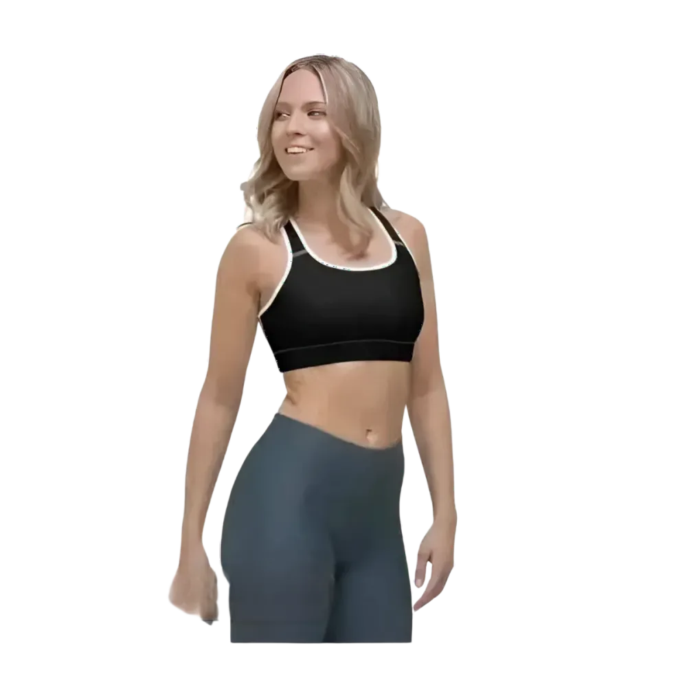 Damen Sport-BH mit Polstern und 4-Wege-Stretch in XS bis 2XL, bequeme Sportbekleidung von BUYATHOME24