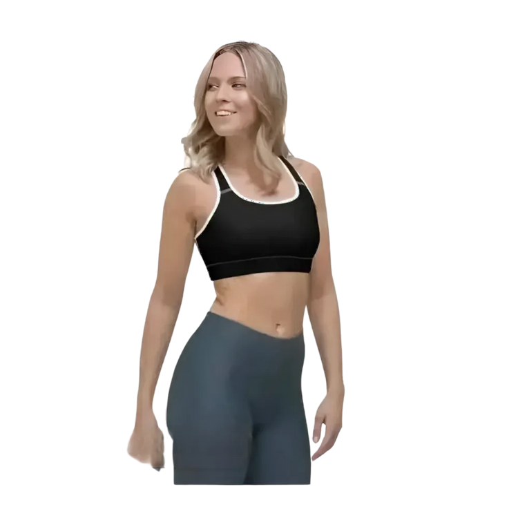 Damen Sport-BH mit Polstern und 4-Wege-Stretch in XS bis 2XL, bequeme Sportbekleidung von BUYATHOME24