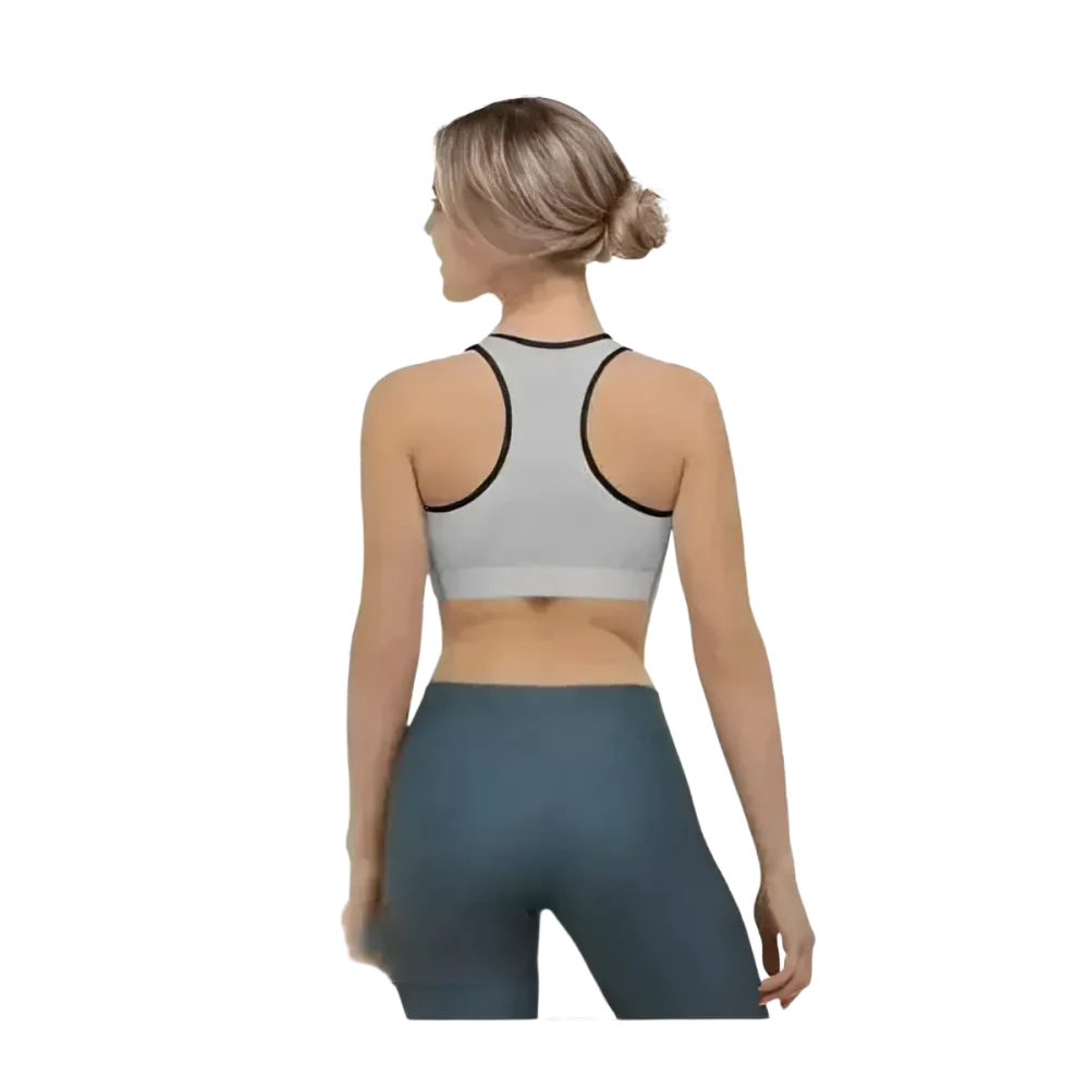 Damen Sport-BH von BUYATHOME24 mit Polstern, Racerback und Netzfutter, in den Größen XS bis 2XL, sportliche Aktivbekleidung