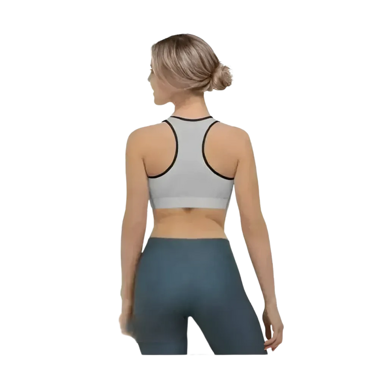 Damen Sport-BH von BUYATHOME24 mit Polstern, Racerback und Netzfutter, in den Größen XS bis 2XL, sportliche Aktivbekleidung
