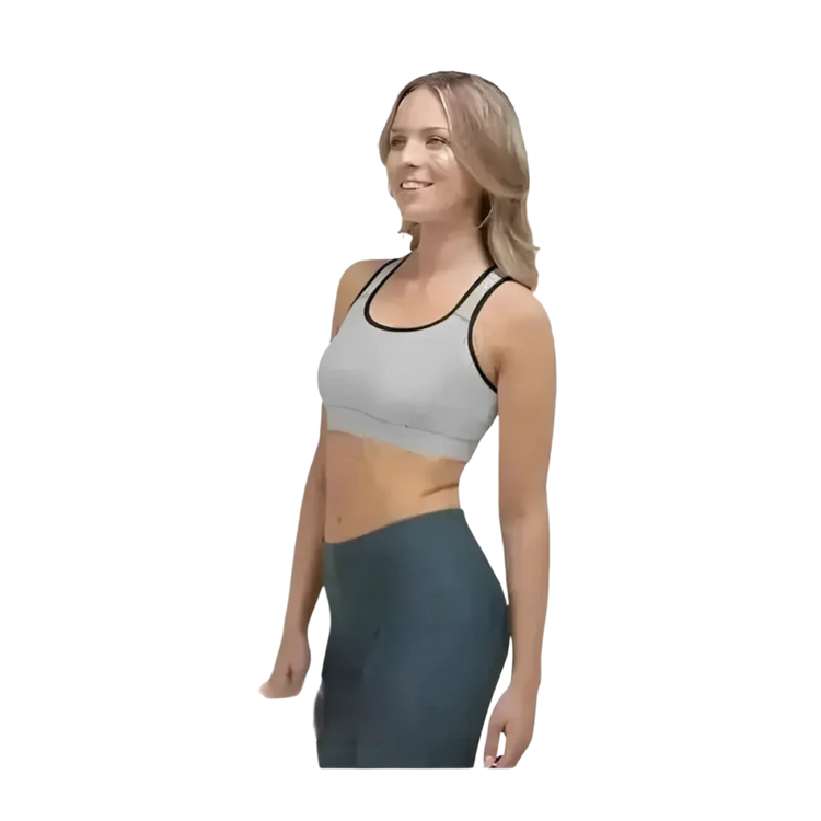 Damen Sport-BH von BUYATHOME24 mit Polstern, Racerback und Netzfutter in XS bis 2XL, sportliche Mode für Damen