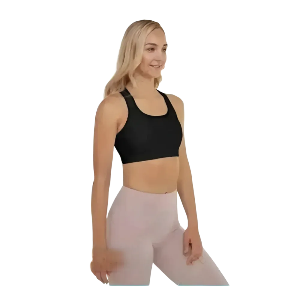 Damen Sport-BH mit Polstern, Racerback und Vier-Wege-Stretch in XS bis 2XL, bequem und sportlich, von BUYATHOME24