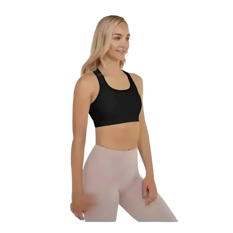 Damen Sport-BH mit Polstern, Racerback und Vier-Wege-Stretch in XS bis 2XL, bequem und sportlich, von BUYATHOME24
