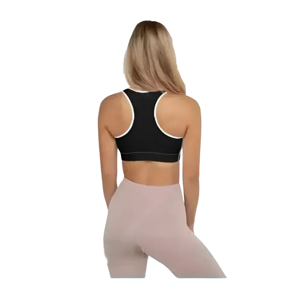 Damen Sport BH mit Polstern, Racerback und Vier-Wege-Stretch in XS bis 2XL, aus Sportbekleidung von BUYATHOME24