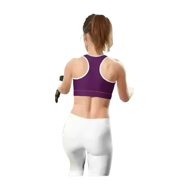 Damen Sport BH von BUYATHOME24 mit Polstern und Racerback, in XS bis 2XL, bequem und personalisierbar, sportliche Sportbekleidung