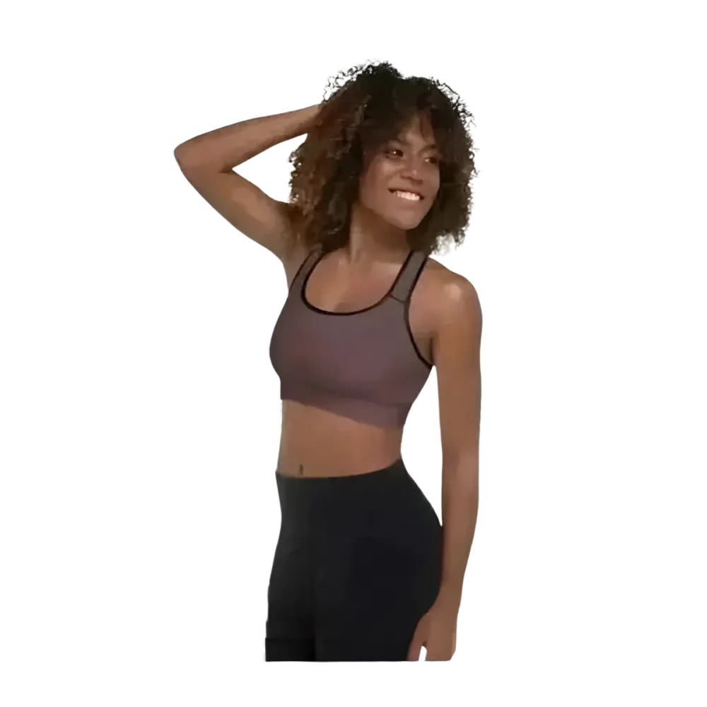 Damen Sport-BH von BUYATHOME24, schnelltrocknend mit Polstern, in den Größen XS bis 2XL, sportliche Damenbekleidung.