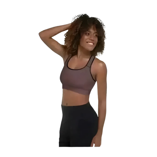 Damen Sport-BH von BUYATHOME24, schnelltrocknend mit Polstern, in den Größen XS bis 2XL, sportliche Damenbekleidung.