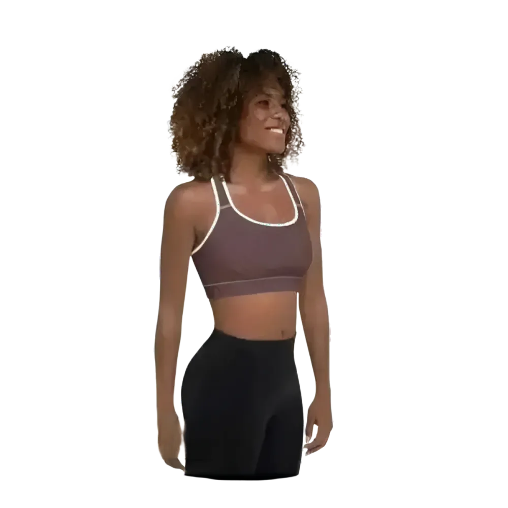 Damen Sport-BH von BUYATHOME24 mit Polstern, schnelltrocknend, in XS bis 2XL, sportliche Damen Sportbekleidung.
