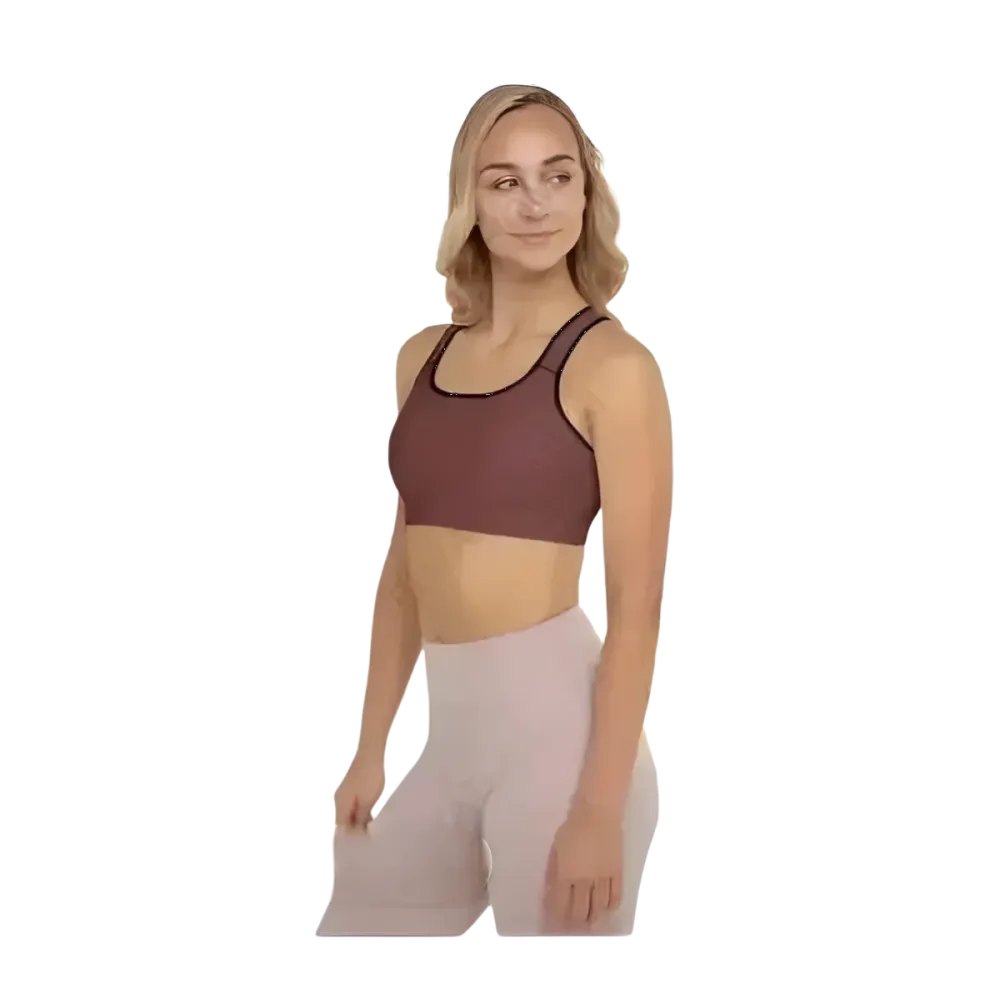 Damen Sport-BH mit Polstern in XS bis 2XL, aus vier-Wege-Stretch, bequeme Sportbekleidung von BUYATHOME24