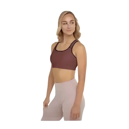 Damen Sport-BH mit Polstern in XS bis 2XL, aus vier-Wege-Stretch, bequeme Sportbekleidung von BUYATHOME24
