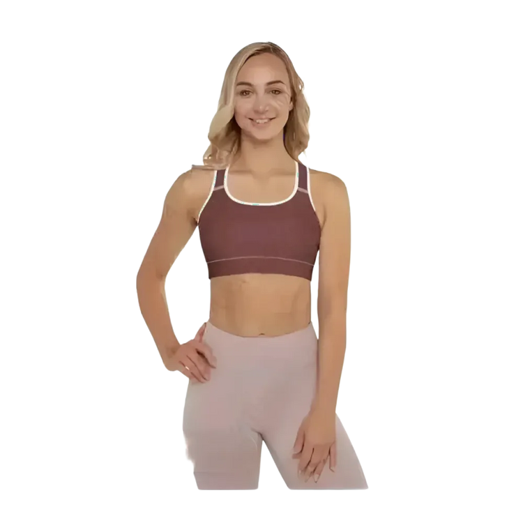 Damen Sport-BH mit Polstern und Vier-Wege-Stretch in XS bis 2XL, bequem und sportlich, von BUYATHOME24