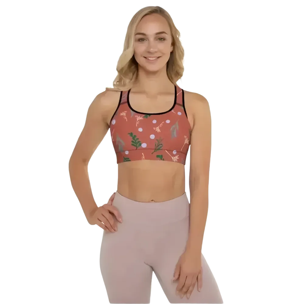 Damen Sport-BH mit Polstern und Vier-Wege-Stretch in XS-2XL, bequeme Activewear von BUYATHOME24, ideal für sportliche Aktivitäten