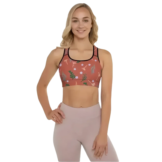 Damen Sport-BH mit Polstern und Vier-Wege-Stretch in XS-2XL, bequeme Activewear von BUYATHOME24, ideal für sportliche Aktivitäten