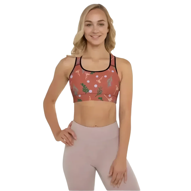 Damen Sport-BH mit Polstern und Vier-Wege-Stretch in XS-2XL, bequeme Activewear von BUYATHOME24, ideal für sportliche Aktivitäten