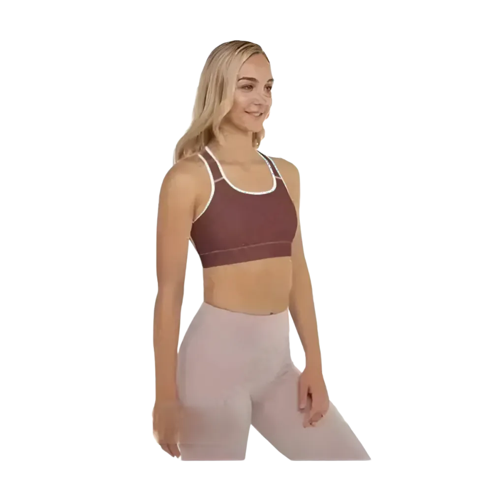 Damen Sport-BH mit Polstern und Vier-Wege-Stretch, in XS bis 2XL, von BUYATHOME24, sportliche und bequeme Sportbekleidung
