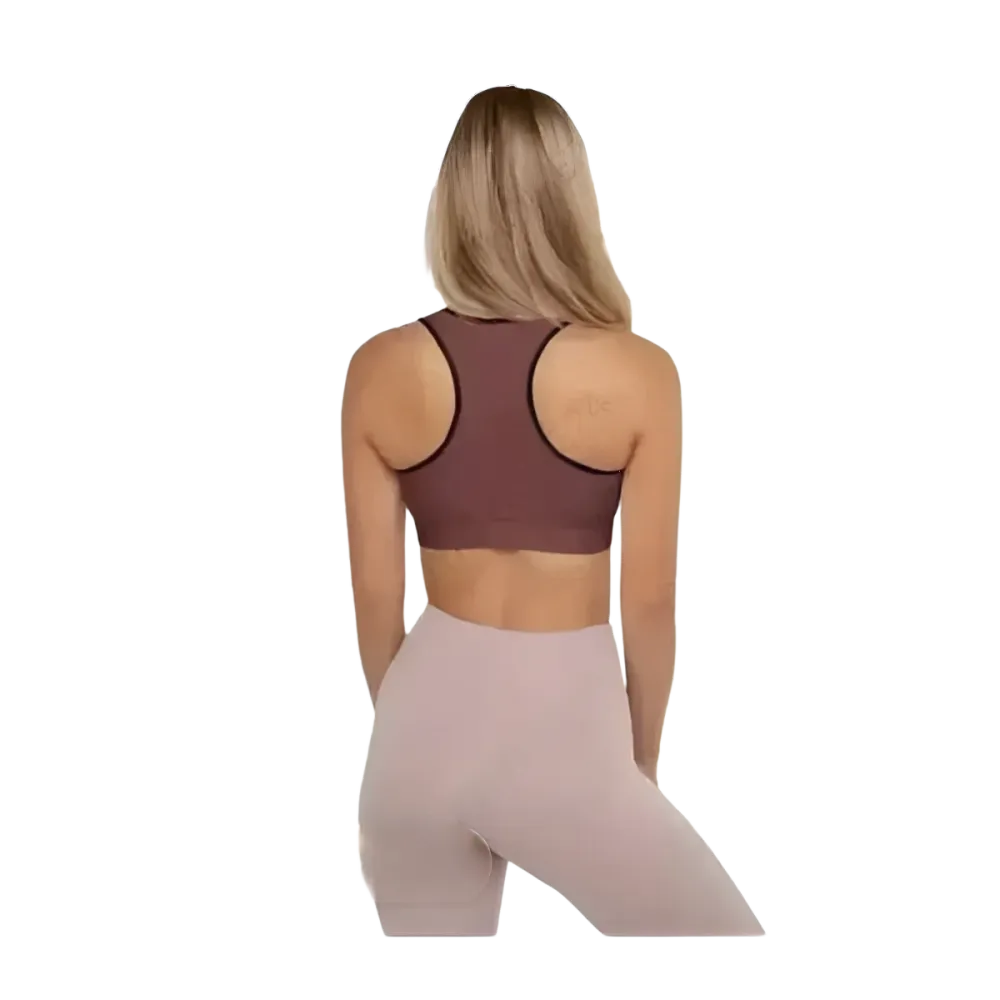 Damen Sport-BH mit Polstern und Vier-Wege-Stretch, in verschiedenen Größen, von BUYATHOME24, zeigt sportliche Sportbekleidung