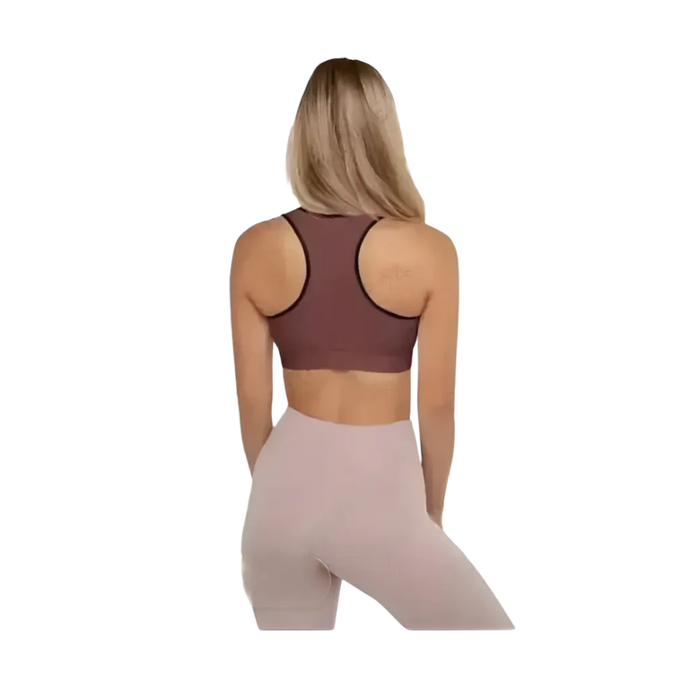 Damen Sport-BH mit Polstern und Vier-Wege-Stretch, in verschiedenen Größen, von BUYATHOME24, zeigt sportliche Sportbekleidung