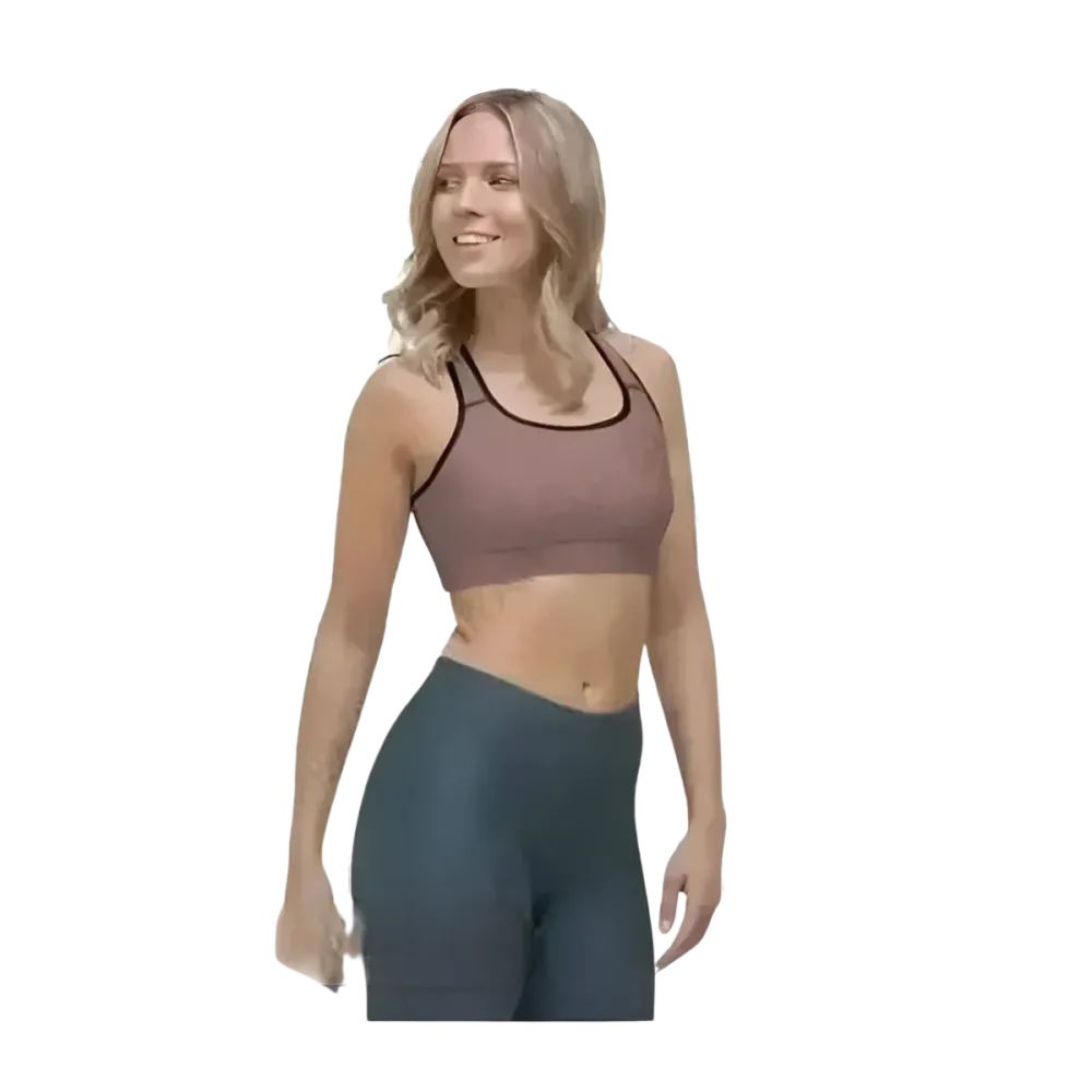 Damen Sport-BH mit Polstern und Vier-Wege-Stretch, in XS bis 2XL, bequeme Sportbekleidung von BUYATHOME24