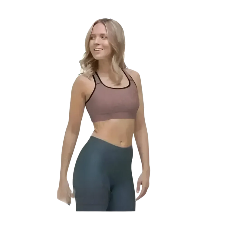 Damen Sport-BH mit Polstern und Vier-Wege-Stretch, in XS bis 2XL, bequeme Sportbekleidung von BUYATHOME24