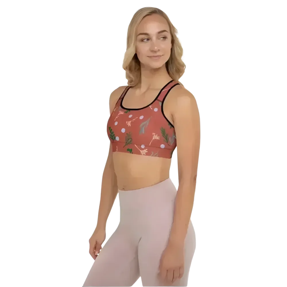 Damen Sport BH mit Polstern und Vier-Wege-Stretch in XS bis 2XL, bequeme Activewear von BUYATHOME24