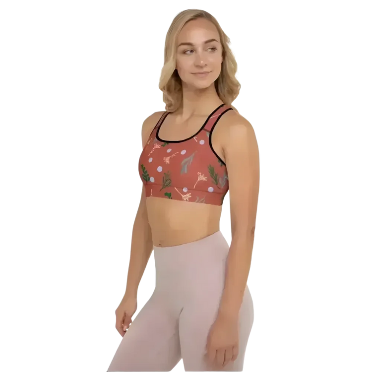 Damen Sport BH mit Polstern und Vier-Wege-Stretch in XS bis 2XL, bequeme Activewear von BUYATHOME24