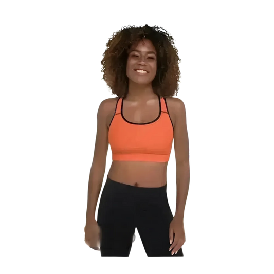 Damen Sport-BH mit Polstern in XS bis 2XL, aus Polyester und Spandex, bequem und unterstützend von BUYATHOME24.