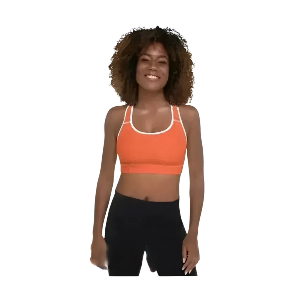 Damen Sport-BH von BUYATHOME24, mit Polstern in den Größen XS bis 2XL, aus Polyester und Spandex, sportliche Sportbekleidung
