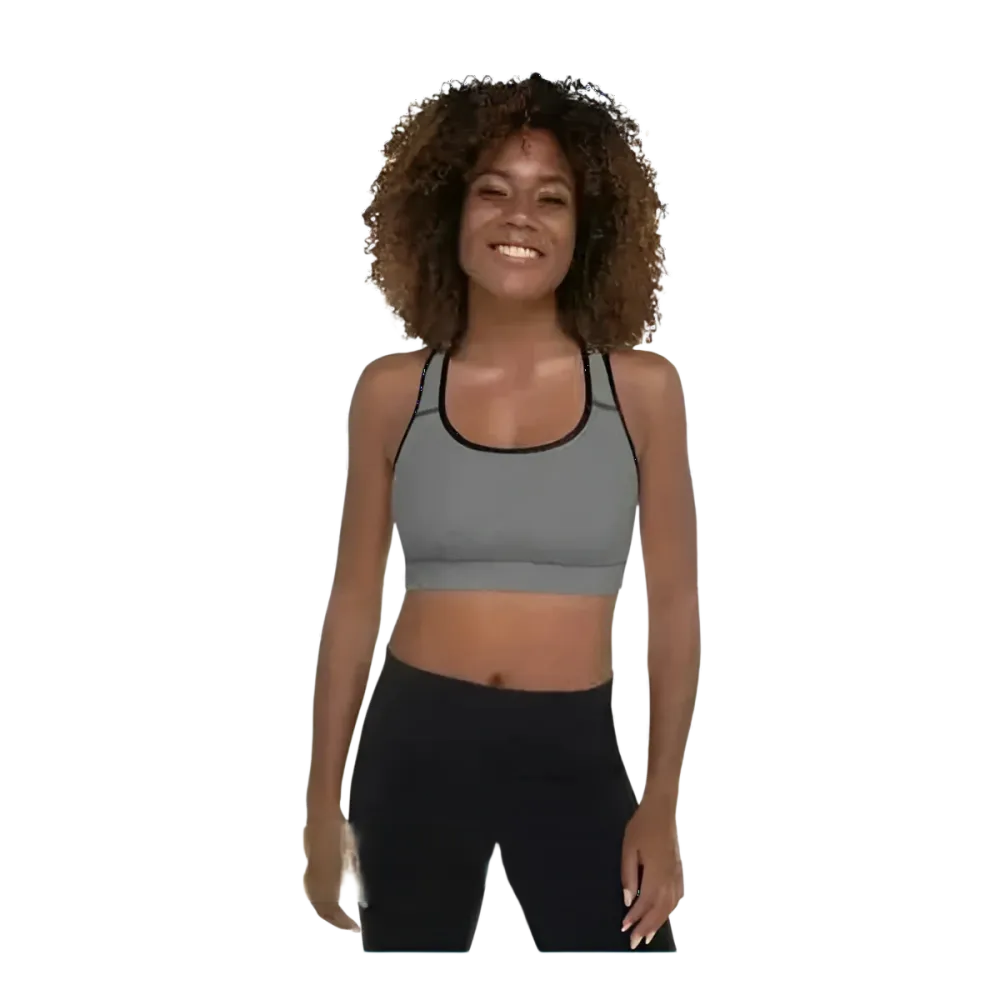 Damen Sport-BH mit Polstern in XS bis 2XL, vier-Wege-Stretch, bequeme Sportbekleidung von BUYATHOME24.