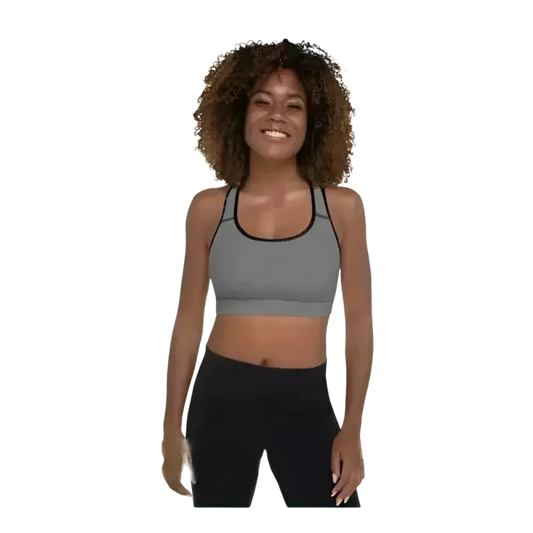 Damen Sport-BH mit Polstern in XS bis 2XL, vier-Wege-Stretch, bequeme Sportbekleidung von BUYATHOME24.