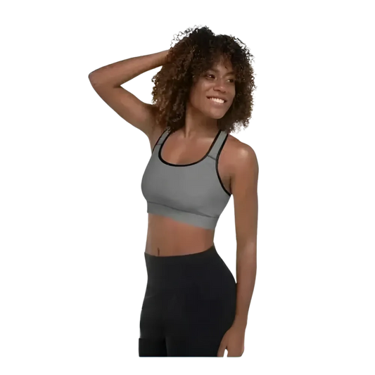 Damen Sport-BH mit Polstern in XS bis 2XL, vier-wege-stretchige Sportbekleidung, von BUYATHOME24