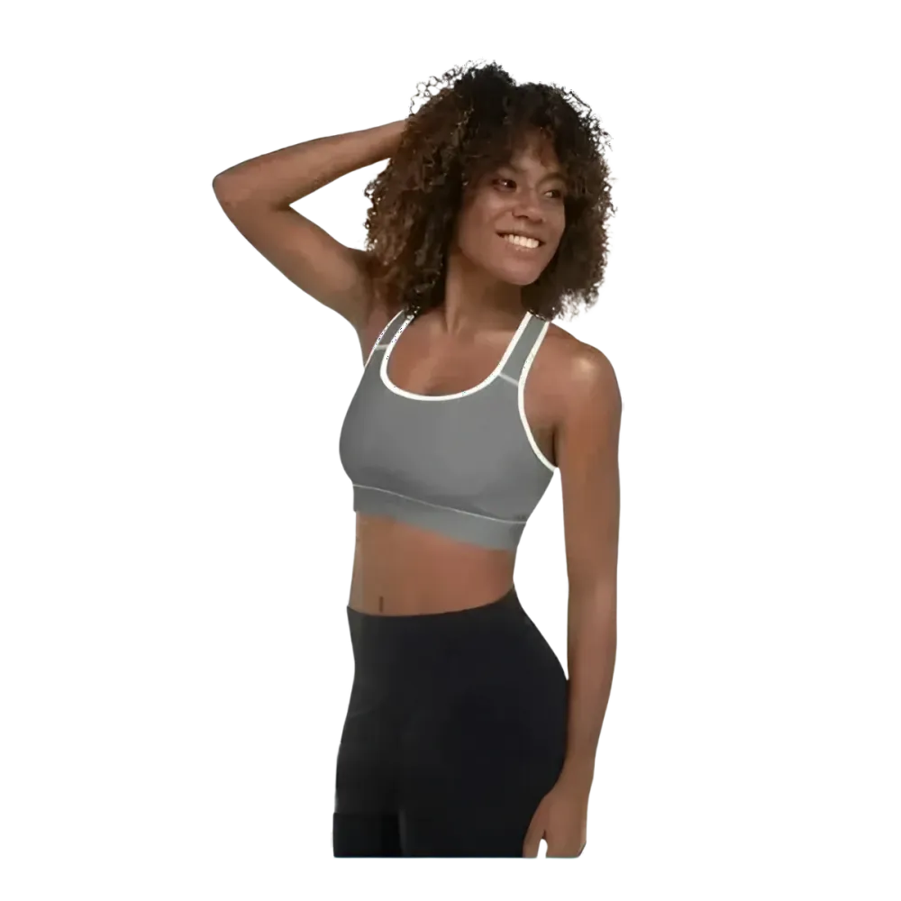 Damen Sport-BH mit Polstern und Vier-Wege-Stretch, in XS bis 2XL, von BUYATHOME24, sportliche Bekleidung, nahes Produktbild