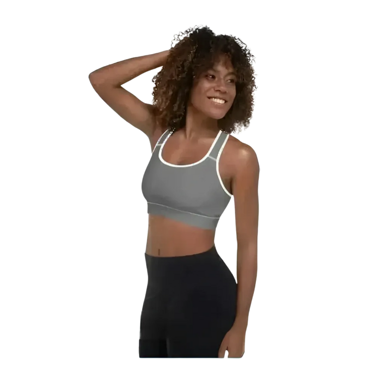 Damen Sport-BH mit Polstern und Vier-Wege-Stretch, in XS bis 2XL, von BUYATHOME24, sportliche Bekleidung, nahes Produktbild