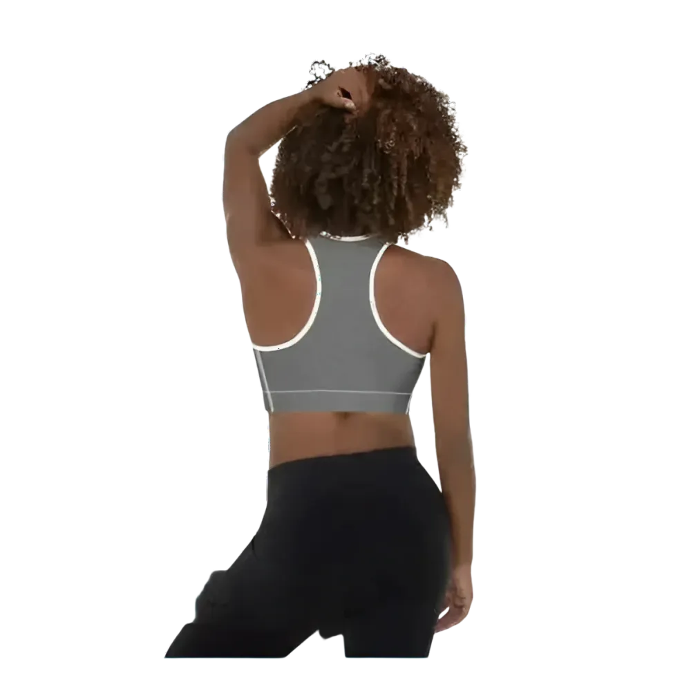 Damen Sport-BH mit Polstern aus vier-Wege-Stretch, in XS bis 2XL, von BUYATHOME24, zeigt sportliche Passform und Komfort
