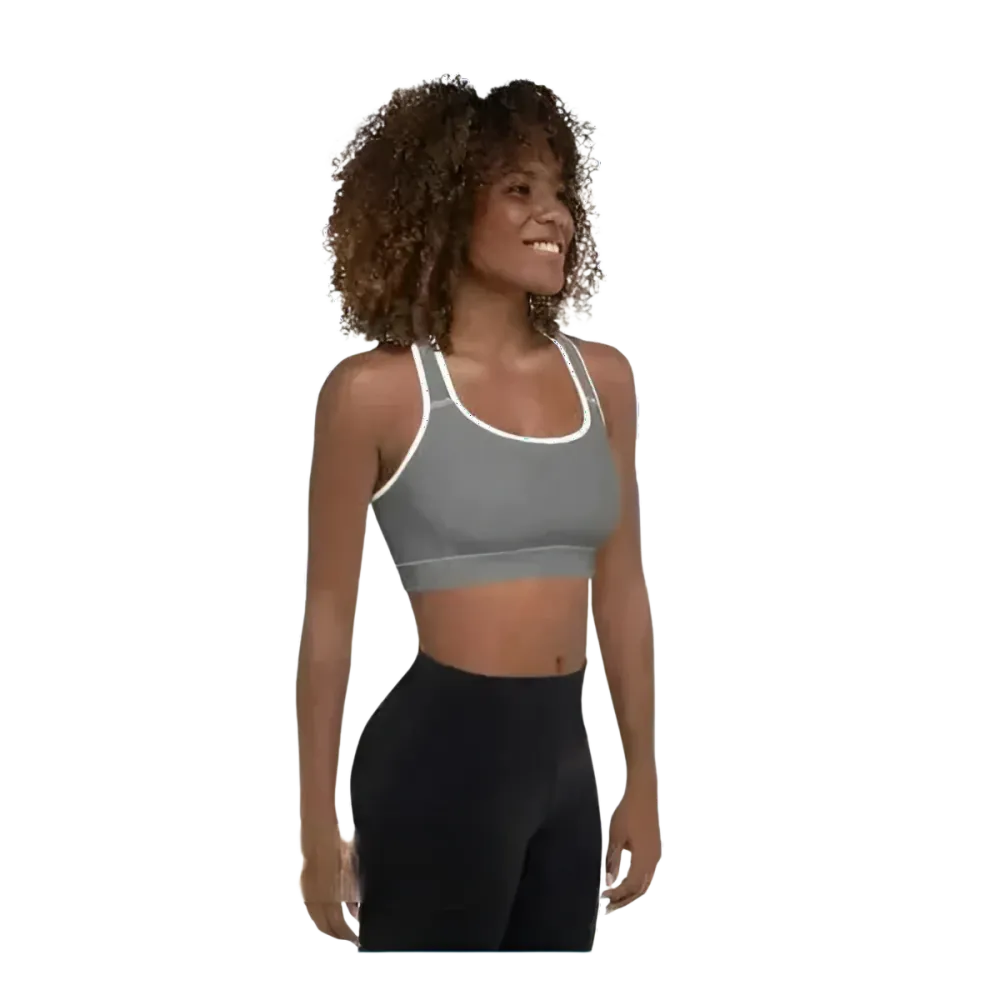 Damen Sport-BH mit Polstern in XS-2XL, aus Vier-Wege-Stretch, bequeme Sportbekleidung von BUYATHOME24.