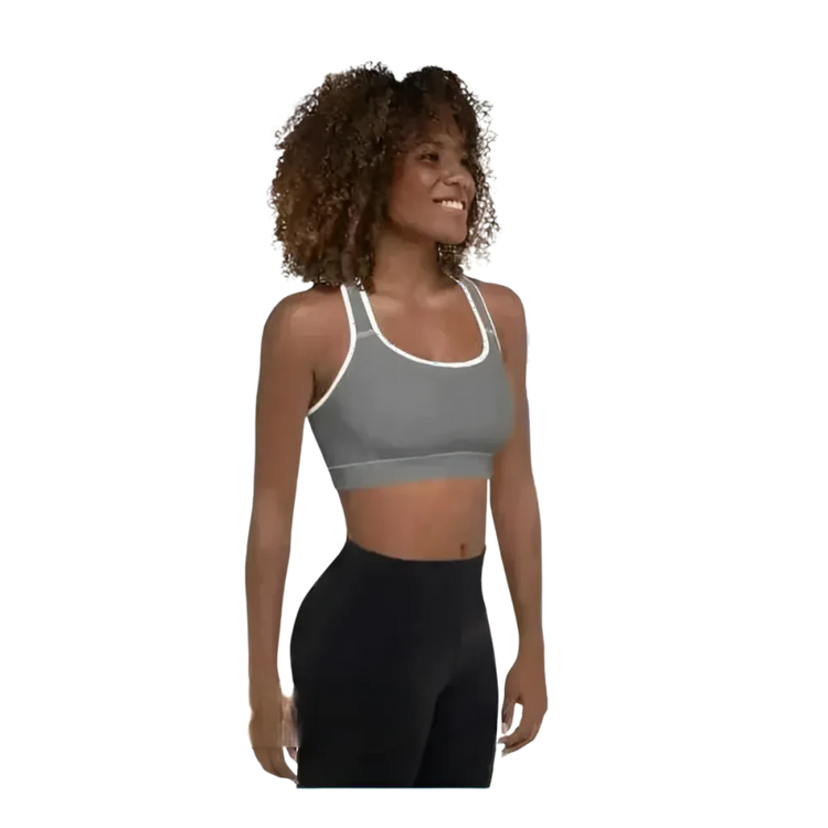 Damen Sport-BH mit Polstern in XS-2XL, aus Vier-Wege-Stretch, bequeme Sportbekleidung von BUYATHOME24.
