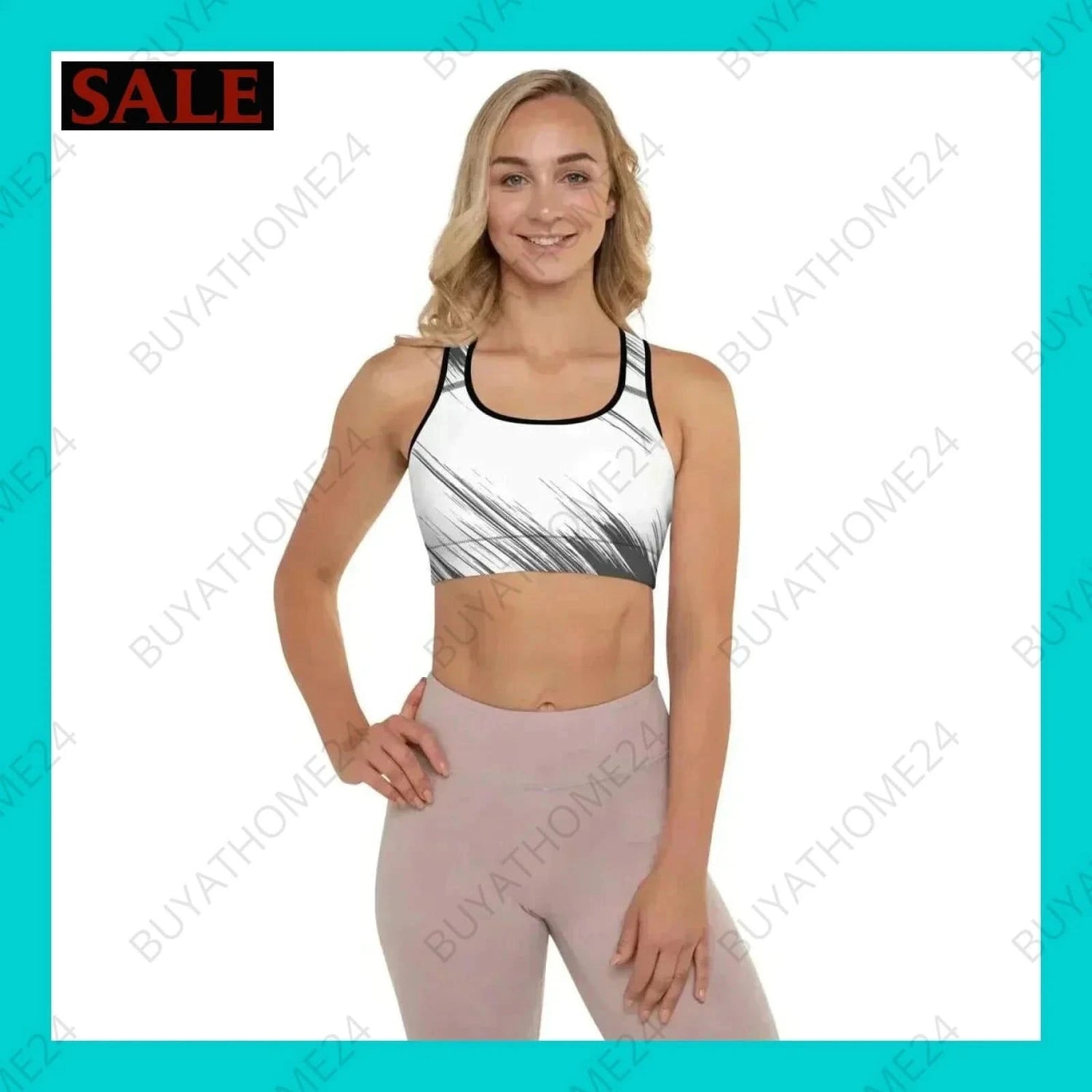 Damen Sport BH XS-2XL - BUYATHOME24 - Textildruck - GERMANY - DAMENMODE, Sport BH