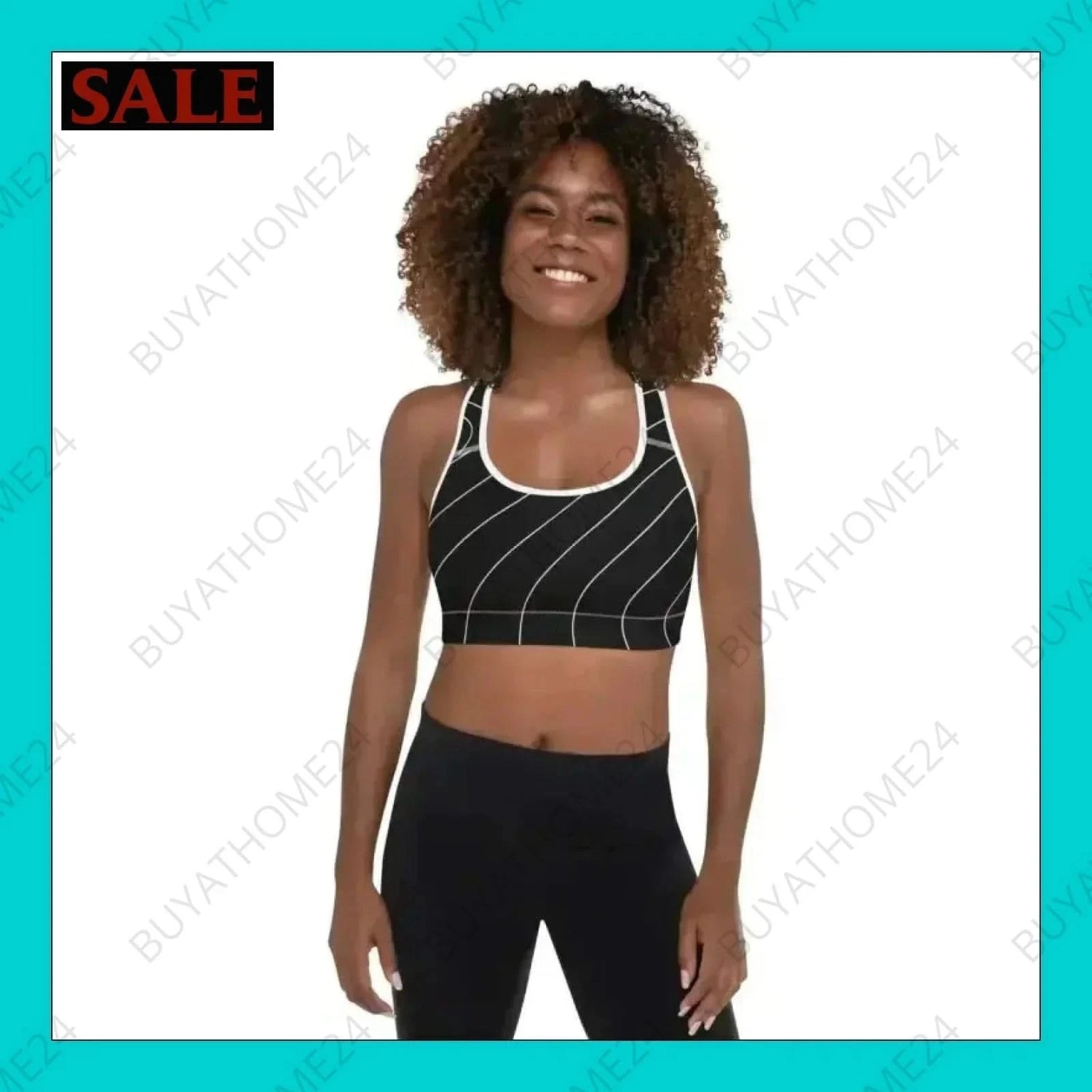 Damen Sport BH XS-2XL - BUYATHOME24 - Textildruck - GERMANY - DAMENMODE, Sport BH