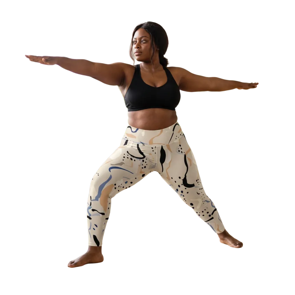 Generiertes Lifestyle-Bild für Damen Sport Leggings High-Waist mit UV-Schutz 50+, 2XS-6XL