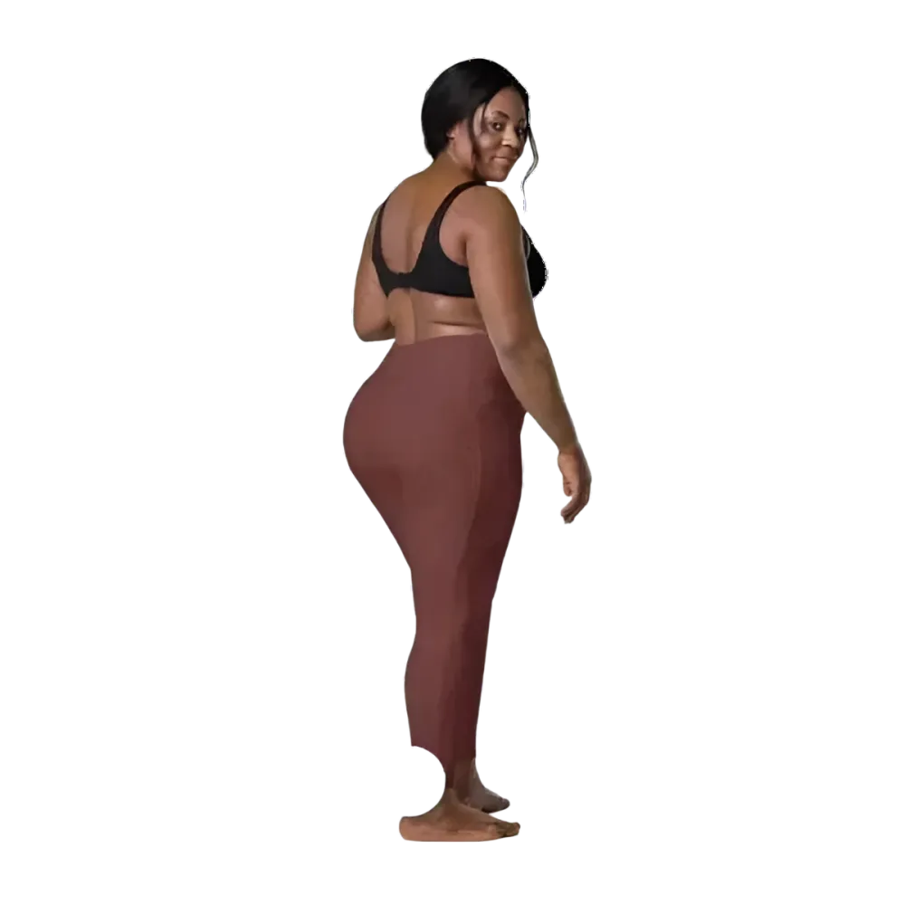 Damen Sport Leggings von BUYATHOME24, hohe Taille mit Seitentaschen, in 2XS bis 6XL, bequeme und sportliche Sportbekleidung