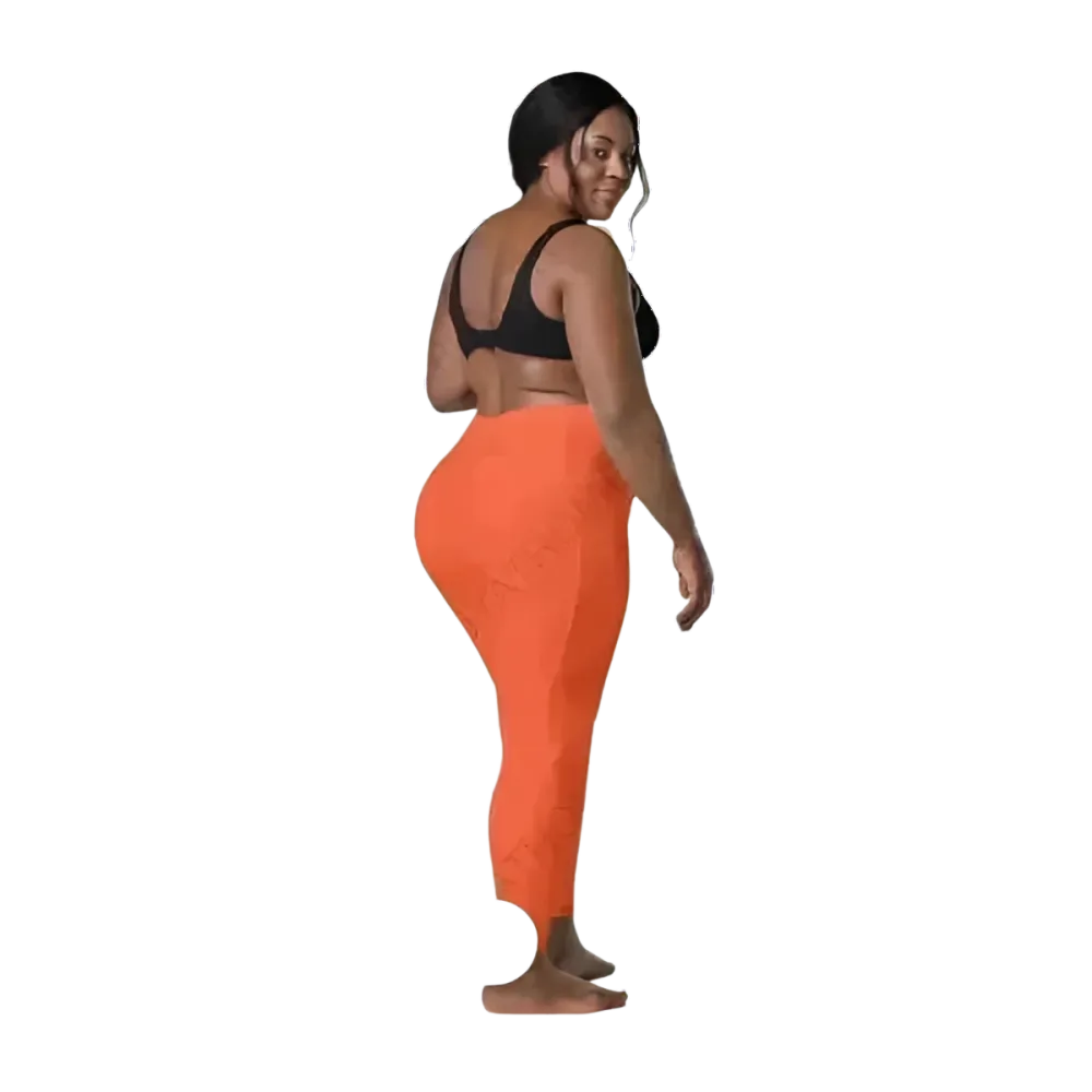 Damen Sport Leggings von BUYATHOME24 in hoher Taille mit Seitentaschen, verfügbar in 2XS bis 6XL, sportliche Fitnessbekleidung