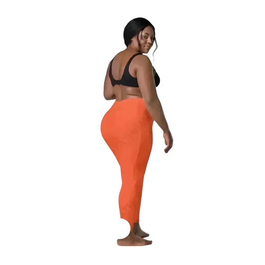 Damen Sport Leggings von BUYATHOME24 in hoher Taille mit Seitentaschen, verfügbar in 2XS bis 6XL, sportliche Fitnessbekleidung