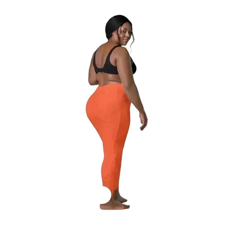Damen Sport Leggings von BUYATHOME24 in hoher Taille mit Seitentaschen, verfügbar in 2XS bis 6XL, sportliche Fitnessbekleidung
