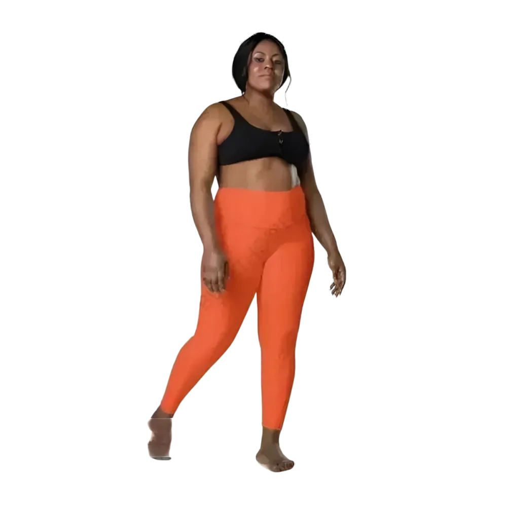 Damen Sport Leggings von BUYATHOME24, hohe Taille mit Seitentaschen, in 2XS-6XL, bequeme Sportbekleidung für Damen