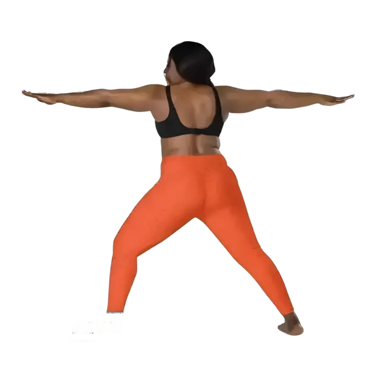 Damen Sport Leggings von BUYATHOME24 in hoher Taille mit Seitentaschen, erhältlich in 2XS bis 6XL, sportliche und bequeme Passform